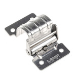 Pinet Polished Stainless Steel Concealed Hinge, Screw Fixing, 40mm x 67mm x 29.5mm