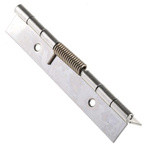 Pinet Stainless Steel Spring Hinge, Screw Fixing, 120mm x 40mm x 1.5mm