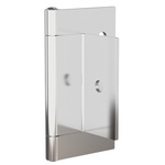 Pinet Gloss Stainless Steel Butt Hinge, Screw Fixing, 60mm x 30mm x 1.5mm