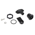 Elesa Black Polyamide Locking Latch, 20mm Panel-to-Tongue, Key Unlock