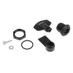 Elesa Black Polyamide Locking Latch, 20mm Panel-to-Tongue, Key Unlock