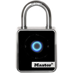 Master Lock Bluetooth Zinc Padlock, 7mm Shackle, 47mm Body