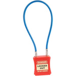 RS PRO Key Weatherproof Steel Safety Padlock, 4.5mm Shackle, 43mm Body