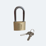 RS PRO Key Brass, Stainless Steel Padlock, Keyed Alike, 7mm Shackle, 50mm Body