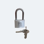 RS PRO Key Aluminium, Stainless Steel Padlock, Keyed Alike, 6mm Shackle, 40mm Body