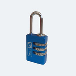 RS PRO Combination Aluminium Combination Padlock, 3mm Shackle, 23mm Body