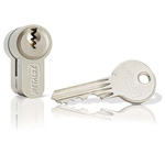 Dom Metalux Brass Euro Cylinder Lock, 30/60 mm (90mm)