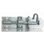 RS PRO Steel Padlockable Galvanised Door Bolt