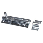 RS PRO Steel Padlockable Zinc Door Bolt, 110mm