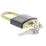 ABUS Key Weatherproof Brass Safety Padlock, 6mm Shackle, 40mm Body