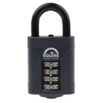 Squire Combination Weatherproof Die Cast Alloy Combination Padlock, 8mm Shackle, 50mm Body