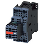 Siemens Reversing Contactor, 24 V dc Coil, 3-Pole, 9 A, 40 kW, 2NO + 2NC