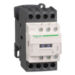 Schneider Electric Contactor, 125 V dc Coil, 4-Pole, 40 A, 1NC + 1NO