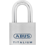 ABUS Key Weatherproof Titanium Safety Padlock, 11mm Shackle, 60mm Body
