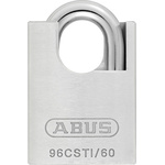 ABUS Key Weatherproof Titanium Safety Padlock, 11mm Shackle, 60mm Body