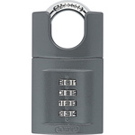 ABUS Combination Weatherproof Zinc Padlock, 8mm Shackle, 50mm Body