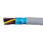 Alpha Wire 6 Pair Screened Multipair Industrial Cable 0.24 mm²(CE, CSA, UL) Grey 30m EcoCable Mini Series