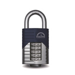 Squire Combination Weatherproof Die Cast Combination Padlock, 10mm Shackle, 60mm Body