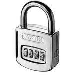 ABUS Key Weatherproof Steel Padlock, 8mm Shackle, 51mm Body