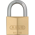 ABUS Key Weatherproof Brass Padlock, 5mm Shackle, 30mm Body