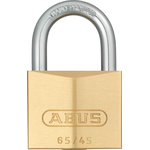 ABUS Key Weatherproof Brass Padlock, 7mm Shackle, 45mm Body