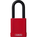 ABUS Key Weatherproof Aluminium Padlock, 7mm Shackle, 40mm Body