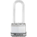 Master Lock Key Weatherproof Steel Padlock, 8mm Shackle