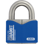 ABUS Padlock Weatherproof Stainless Steel Padlock, 11.9mm Shackle, 42.8mm Body