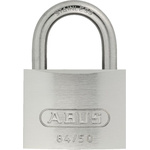 ABUS Padlock Brass, Stainless Steel Padlock, 7.143mm Shackle