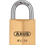 ABUS Padlock Brass Padlock, 6.35mm Shackle, 1625.6mm Body