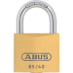 ABUS Padlock Brass Padlock, 6.35mm Shackle, 1625.6mm Body