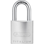 ABUS Padlock Titanium Padlock, Keyed Alike, 8mm Shackle, 46.5mm Body