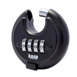 Kasp Combination Weatherproof Steel Combination Padlock, 22mm Shackle, 70mm Body