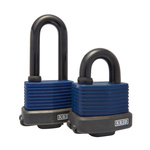 Kasp Clamping Weatherproof Steel Weatherproof Padlock, 21mm Shackle, 65mm Body
