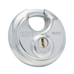 Kasp Clamping Weatherproof Steel Padlock, 22mm Shackle, 70mm Body