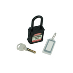 Spectrum Industrial Padlock Weatherproof Nylon Padlock, 6mm Shackle, 42mm Body