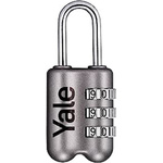 YALE Combination Combination Padlock, 3mm Shackle, 23mm Body