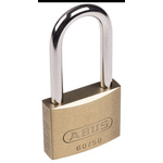 ABUS Key Weatherproof Brass, Steel Padlock, 7mm Shackle, 50mm Body