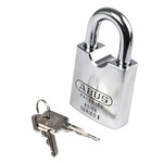 ABUS Key Weatherproof Steel Heavy Duty Padlock, 11.1mm Shackle, 55mm Body