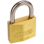 ABUS Key Weatherproof Brass, Stainless Steel Weatherproof Padlock, Keyed Alike, 6.5mm Shackle, 40mm Body