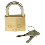 ABUS Key Weatherproof Brass, Stainless Steel Weatherproof Padlock, Keyed Alike, 8mm Shackle, 50mm Body