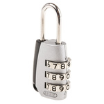 ABUS Combination Weatherproof Steel, Zinc Combination Padlock, 3mm Shackle, 22mm Body