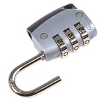 ABUS Combination Weatherproof Steel, Zinc Combination Padlock, 4.5mm Shackle, 31mm Body