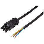 Wago 3m Power Cable, 3 Pole to Unterminated, 16 A, 250 V