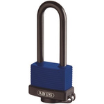 ABUS Key Weatherproof Brass, Stainless Steel Weatherproof Padlock, 9mm Shackle, 59mm Body