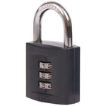 ABUS Combination Weatherproof Steel, Zinc Combination Padlock, 6.5mm Shackle, 42mm Body