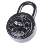 ABUS Combination Weatherproof Brass, Steel Combination Padlock, 7mm Shackle, 48mm Body