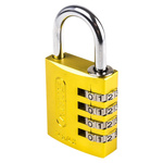 ABUS 145/40 Combination Weatherproof Aluminium, Steel Safety Padlock, 6mm Shackle, 40mm Body