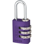 ABUS 145/20 Combination Weatherproof Aluminium Safety Padlock, 3.2mm Shackle, 20mm Body