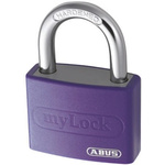 ABUS Key Weatherproof Aluminium, Steel Safety Padlock, 6.5mm Shackle, 43mm Body